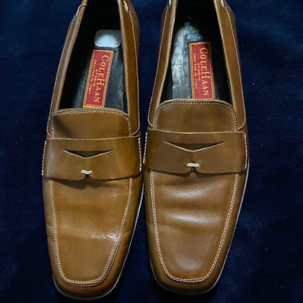 Cole Haan Women’s penny loafer in British tan SZ 6B